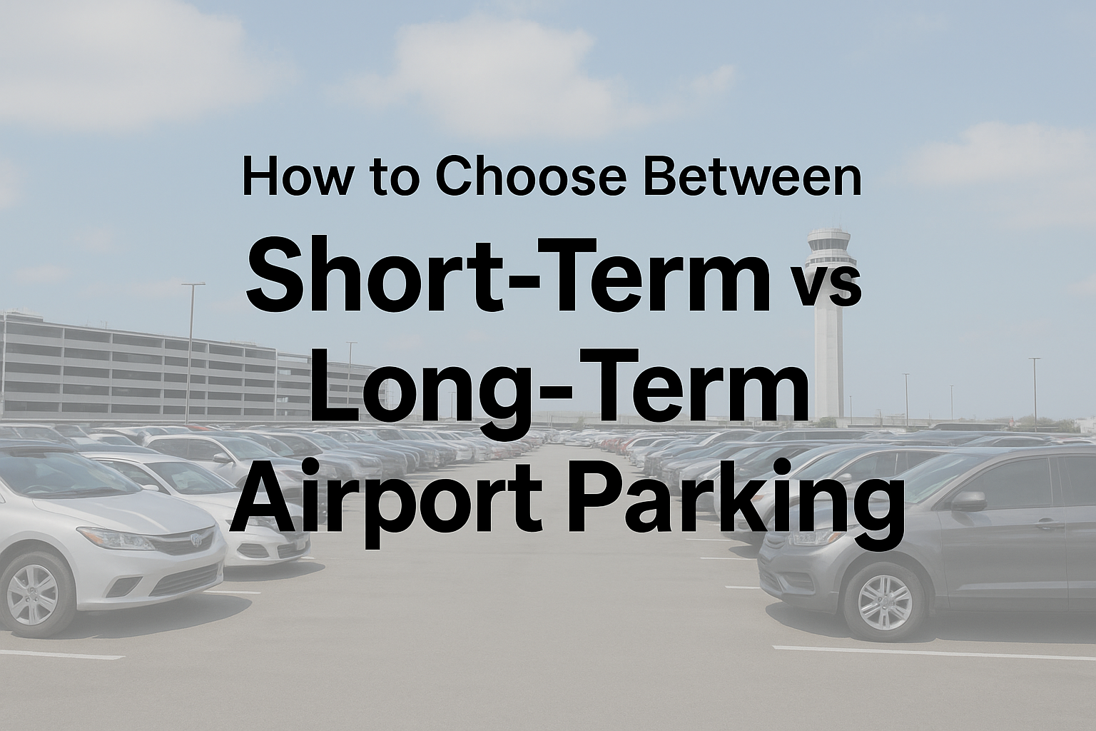How to Choose between Short-Term vs Long-Term Airport Parking